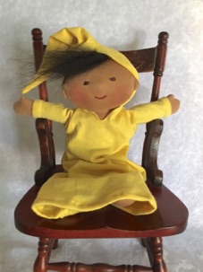 Handmade baby doll